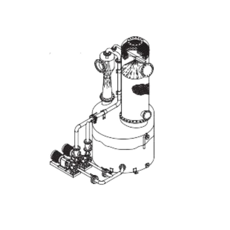 Type ECS Ejector Venturi Packed Tower 